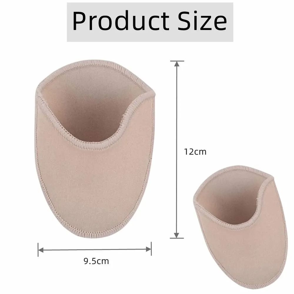 1 Pair Ballet Dance Shoe Toe Pads Ballet Shoe Pouches Pad Protector Soft Toe Cap Relief Forefoot Pain Point Shoes Ballet Slipperfor Heel Ballet Point Shoes