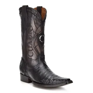 1B1NFY - Cuadra black dress cowboy caiman leather boots for men