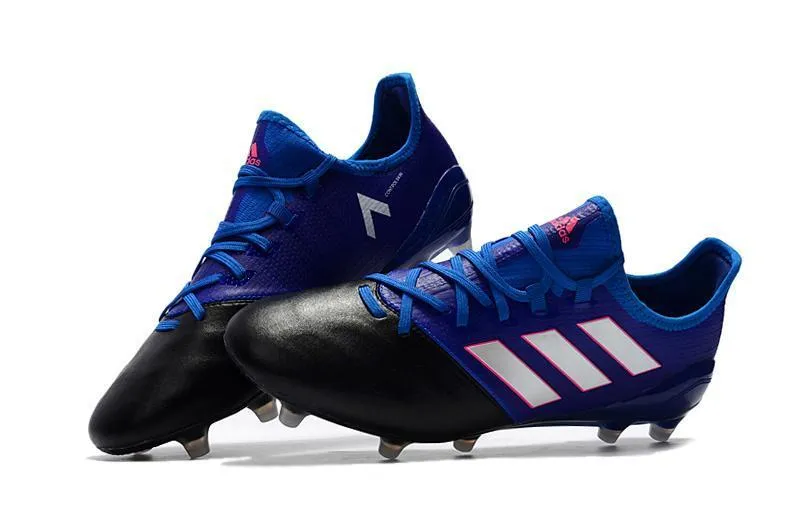 Adidas ACE Series FG Soccers Shoes Blue/Black/White