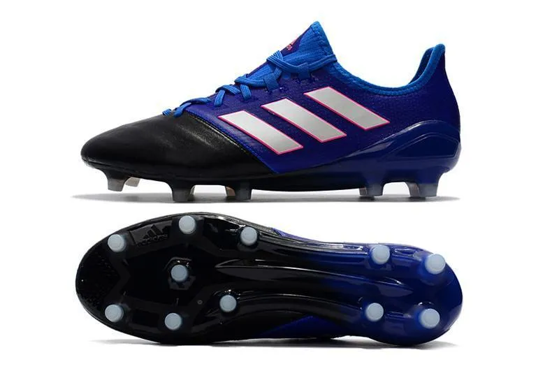 Adidas ACE Series FG Soccers Shoes Blue/Black/White