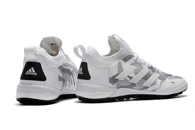 Adidas ACE TF Grass Spike Soccers Shoes White/Gray