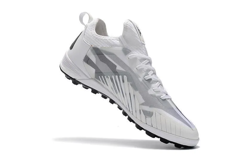 Adidas ACE TF Grass Spike Soccers Shoes White/Gray