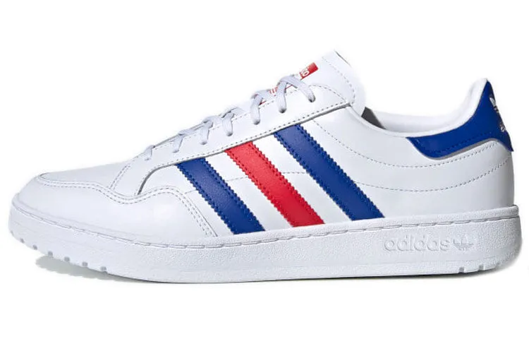 Adidas Originals Team Court Unisex sneakers, white/blue/red