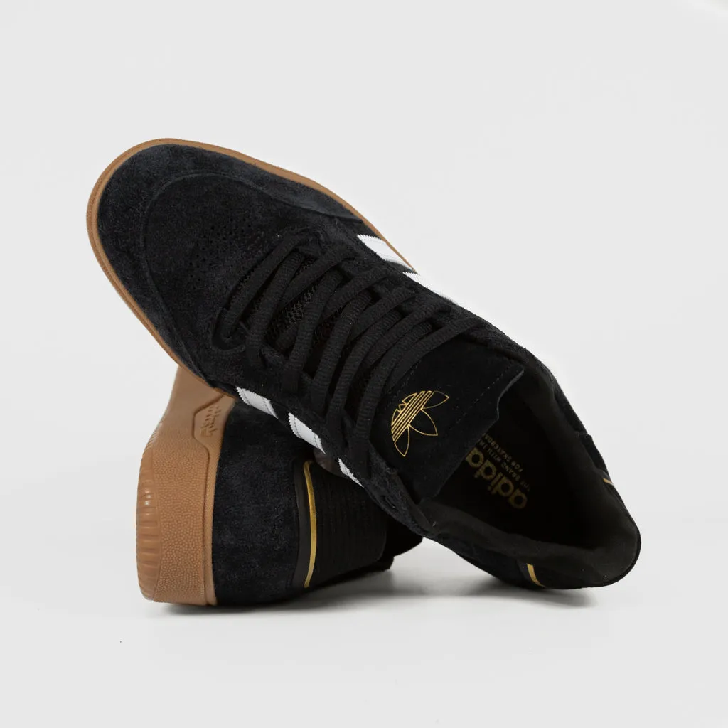 Adidas Skateboarding - Tyshawn Low Pro Shoes - Core Black / Footwear White / Gold Metallic / Gum