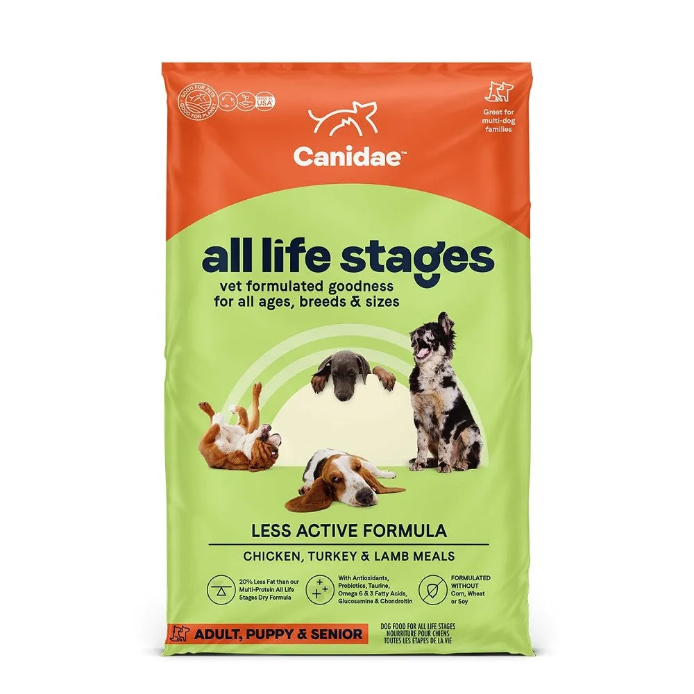 All Life Stages Less Active Formula Dog Dry Food - Chicken, Turkey & Lamb Meals