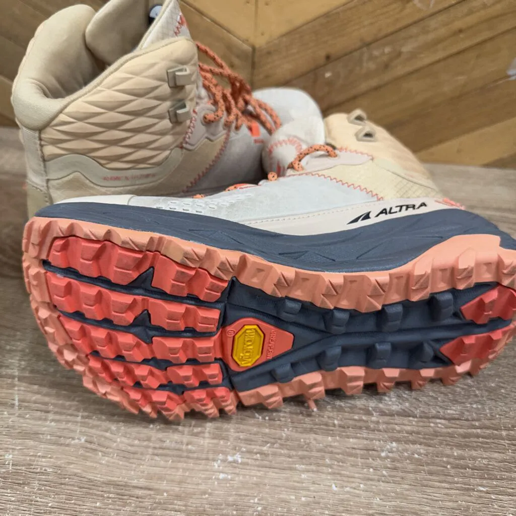 Altra- Olympus women's mid gtx- MSRP $280: Sand Orange -women-7.5