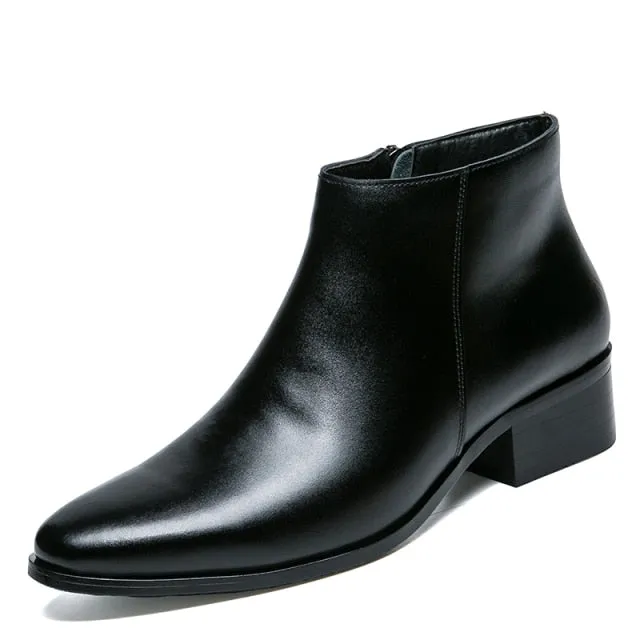 Antonios Italy Genuine Leather Boots Men