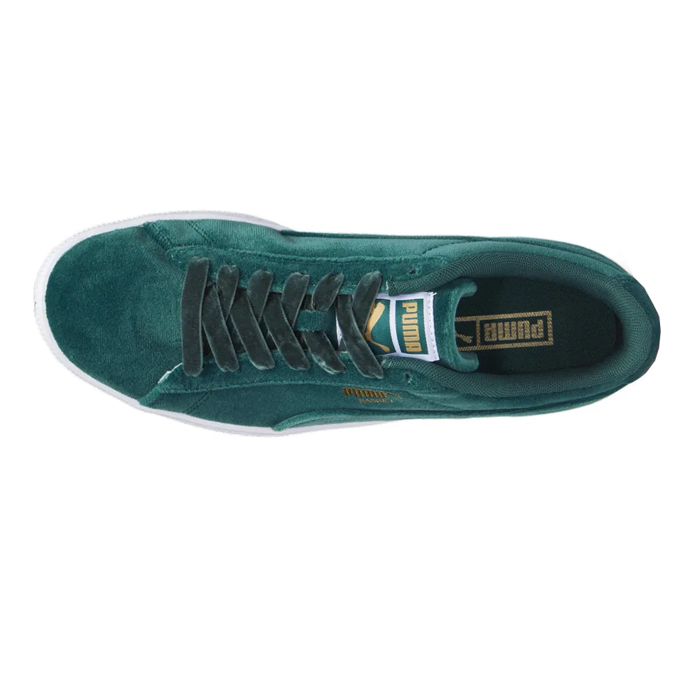 Basket Classic Velvet Lace Up Sneakers