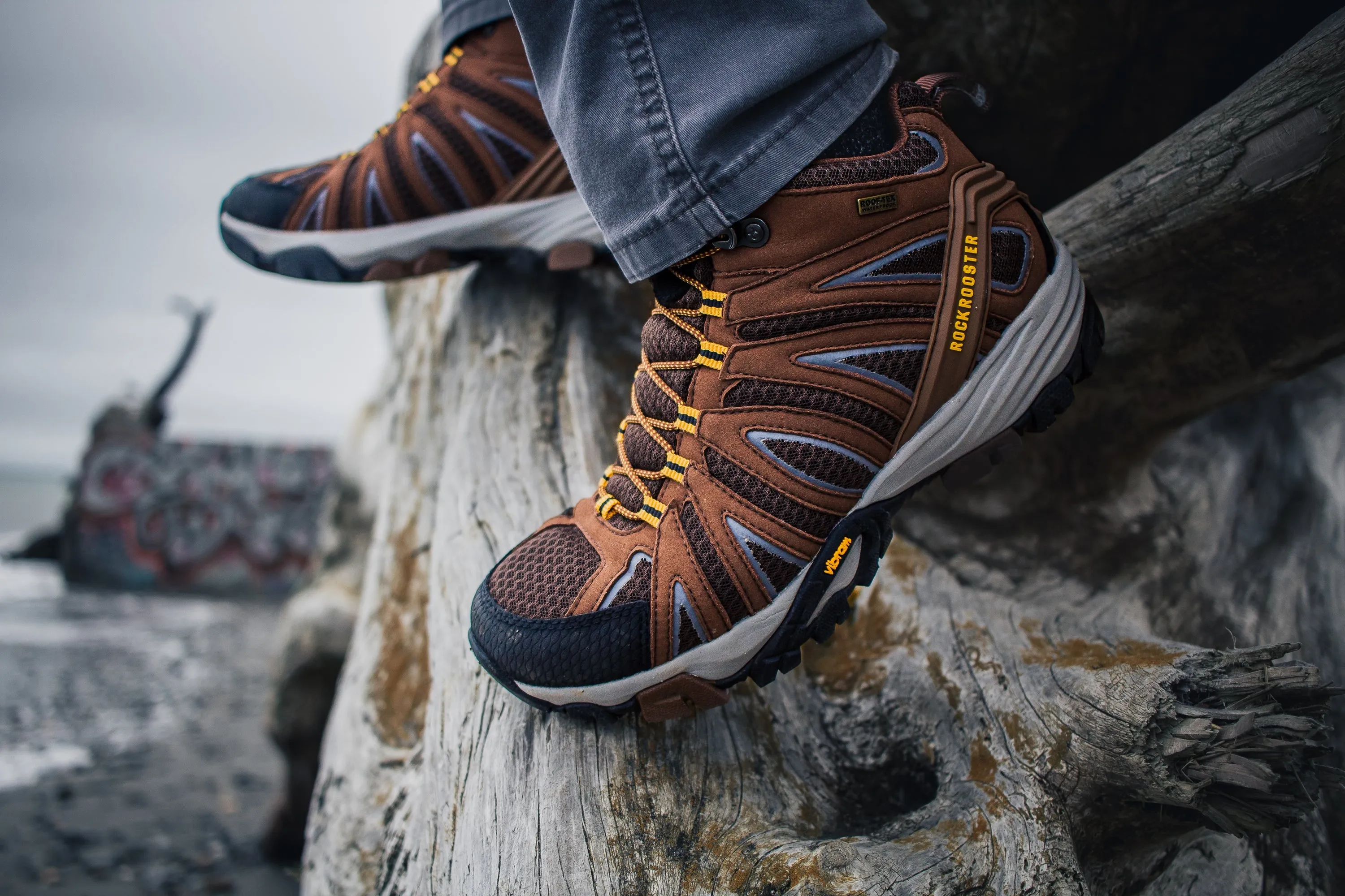 Bedrock Brown Hiking Boots