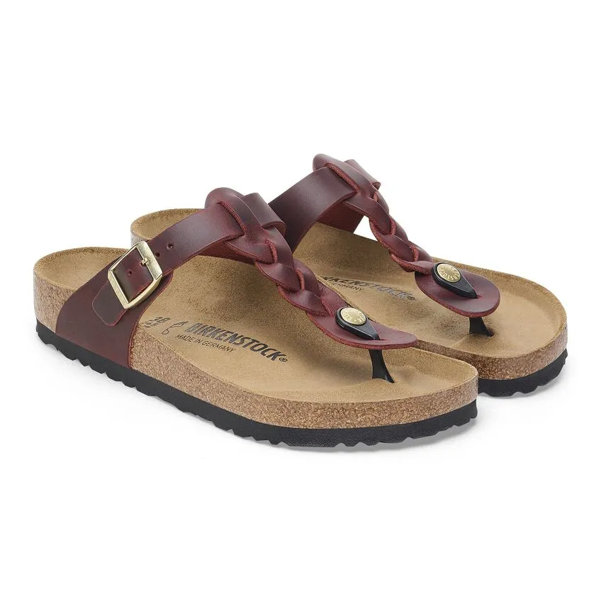 'Birkenstock' Women's Gizah Braid Thong Sandal - Zinfandel