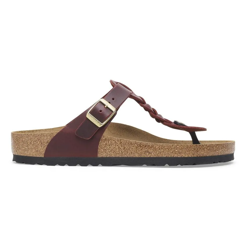 'Birkenstock' Women's Gizah Braid Thong Sandal - Zinfandel