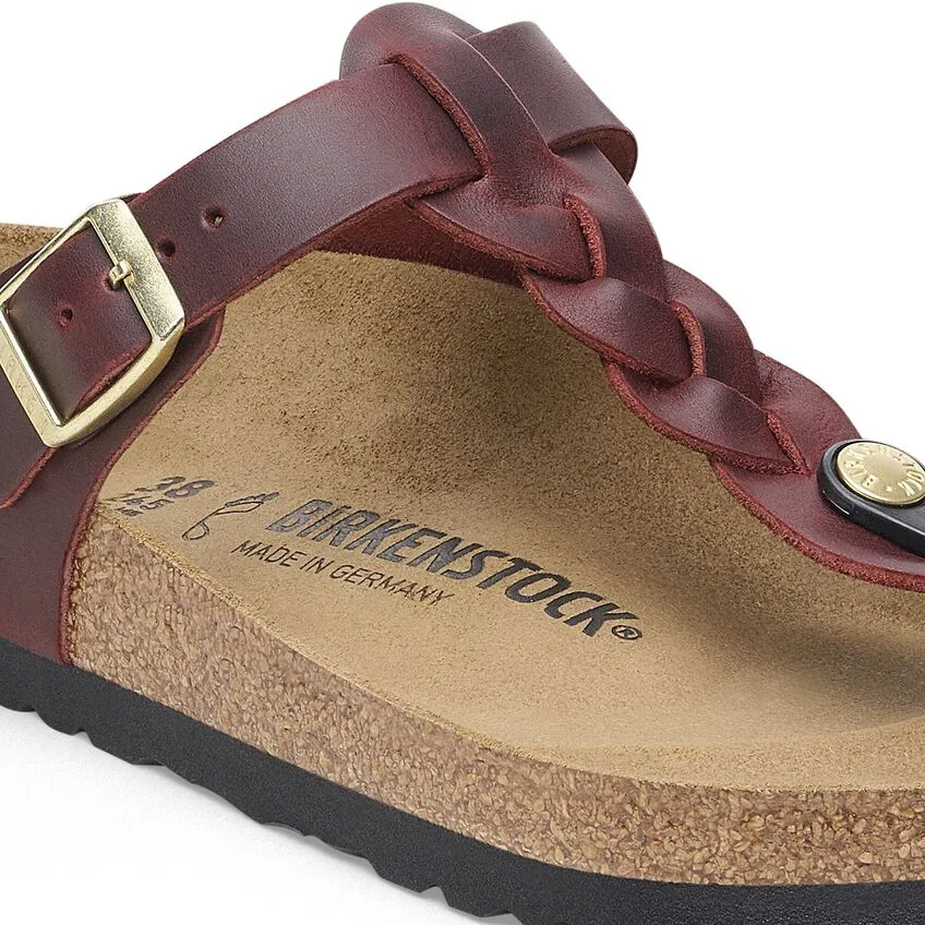 'Birkenstock' Women's Gizah Braid Thong Sandal - Zinfandel