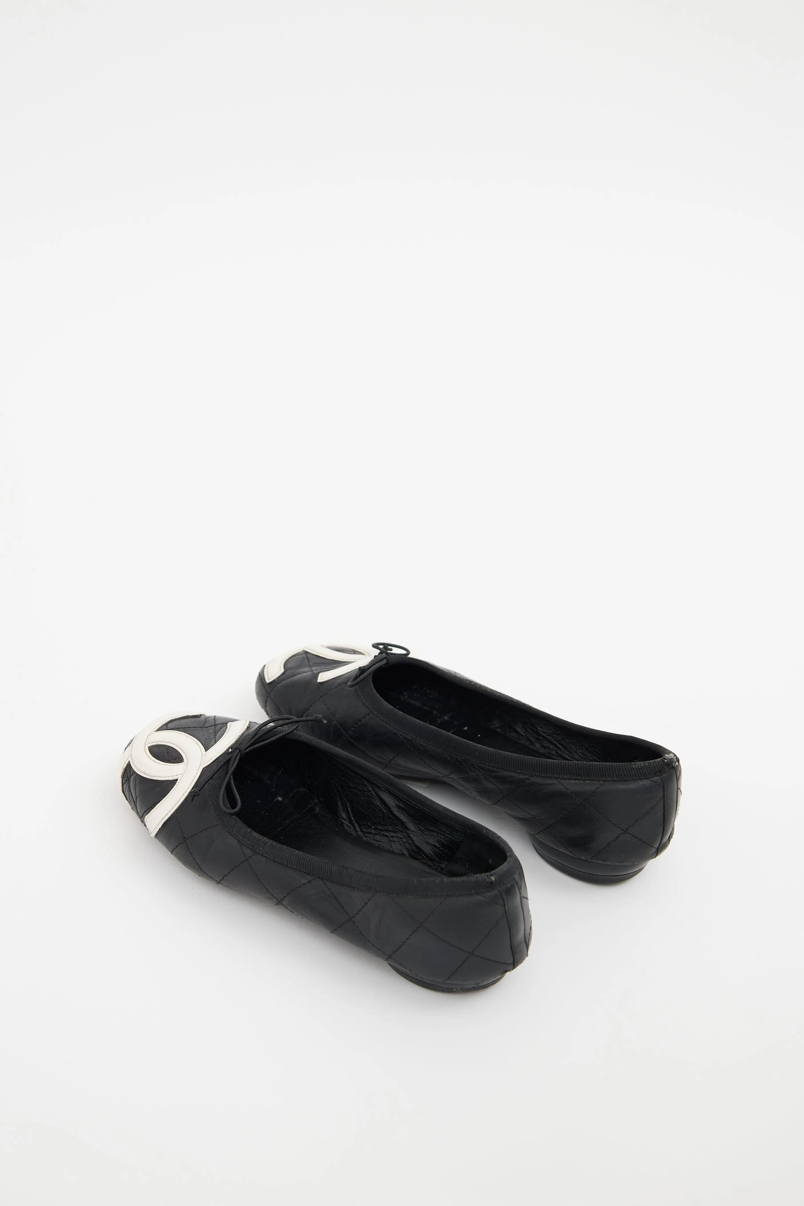 Black & White Cambon Ballet Flat