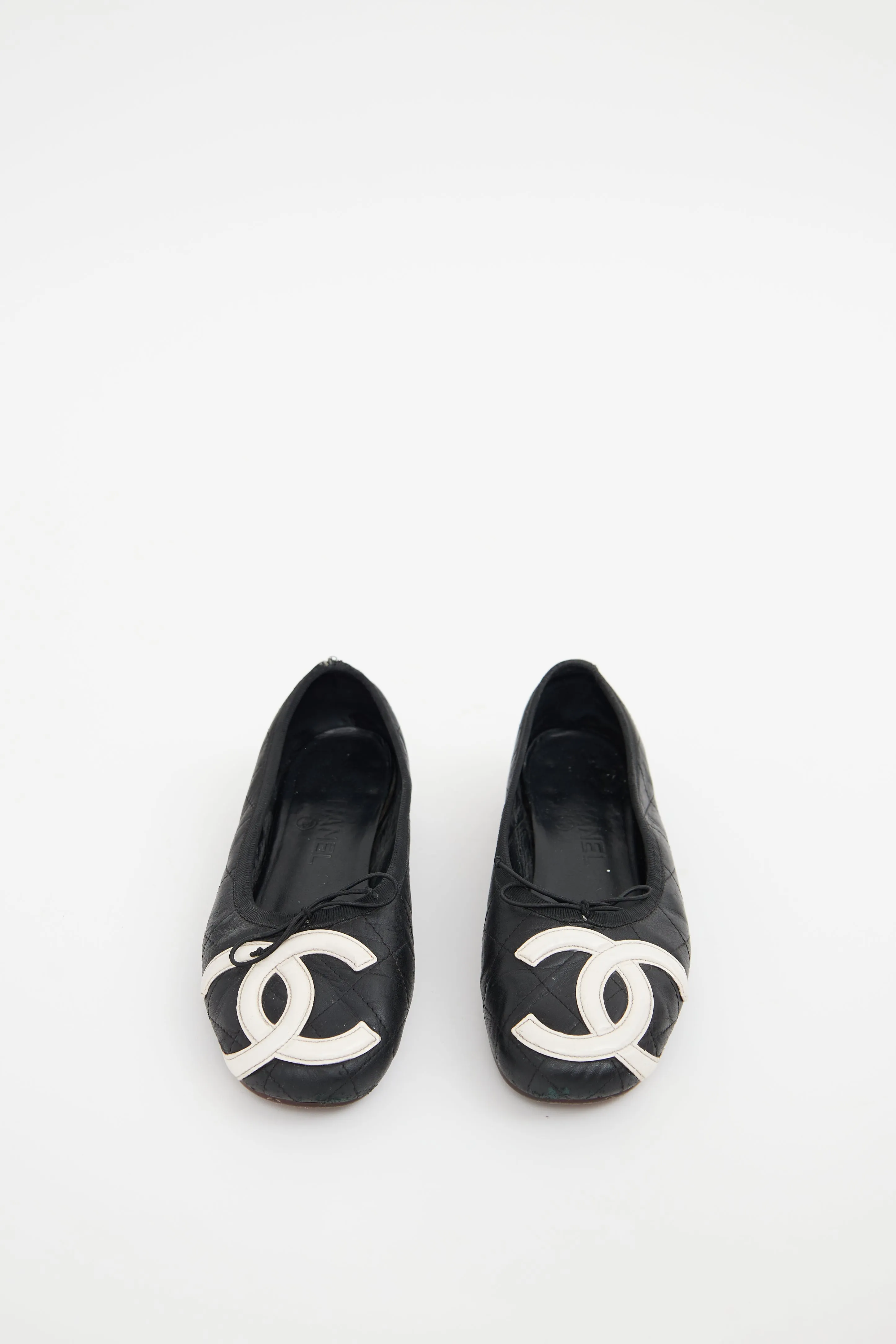 Black & White Cambon Ballet Flat