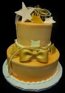 Black and Gold Celebration Tier