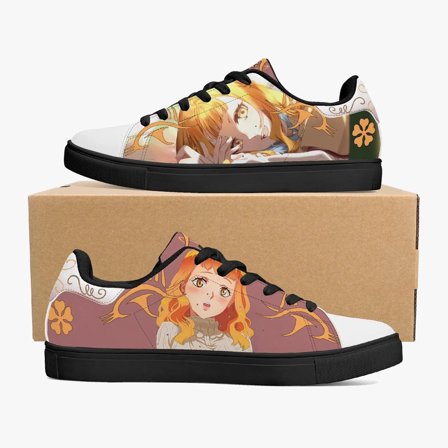 Black Clover Mimosa Vermillion Skate Anime Shoes