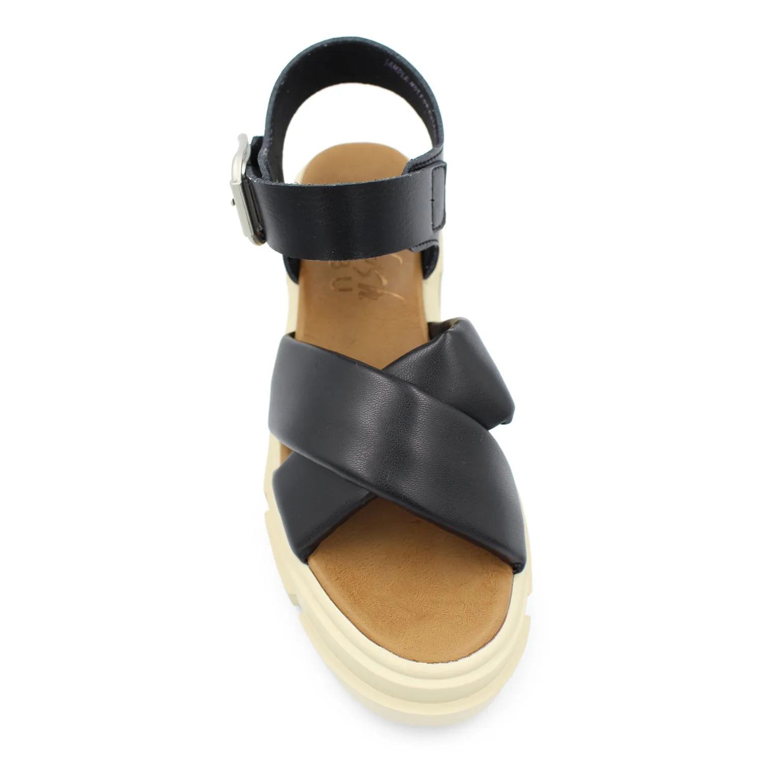 'Blowfish Malibu' Women's Comilla Sandal - Black Far Out / Dyecut