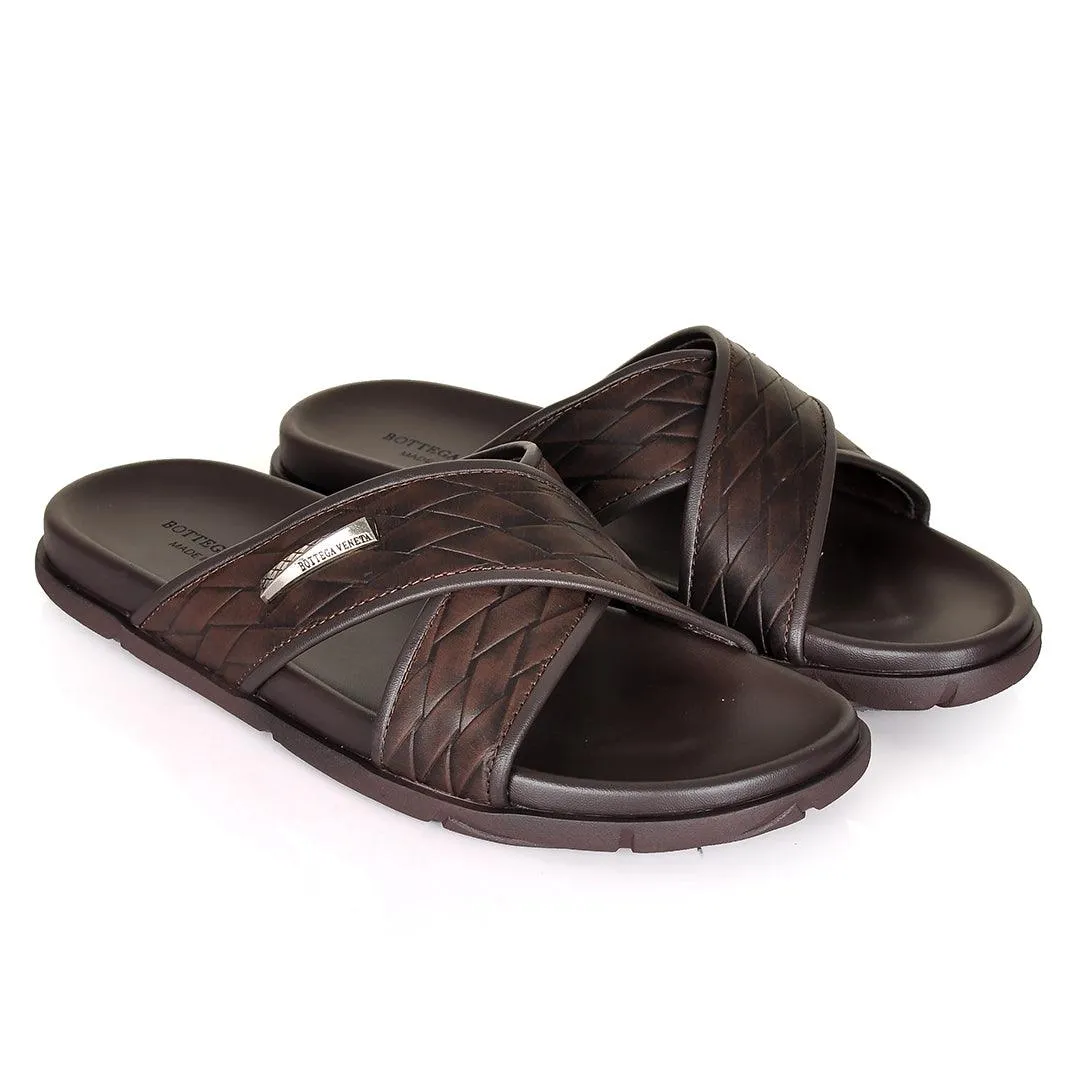 Bottega Veneta Stylish Lightweight Comfortable Slippers -Coffee