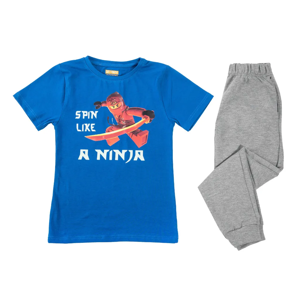 Boys Glow In The Dark Ninja Pajamas