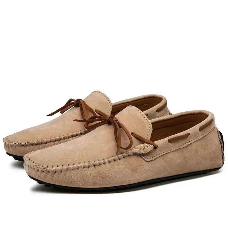 Brand Big Size Cow Suede Leather Men Flats Men Casual Shoes High Quality Men Loafers Moccasin Driving Shoes v1