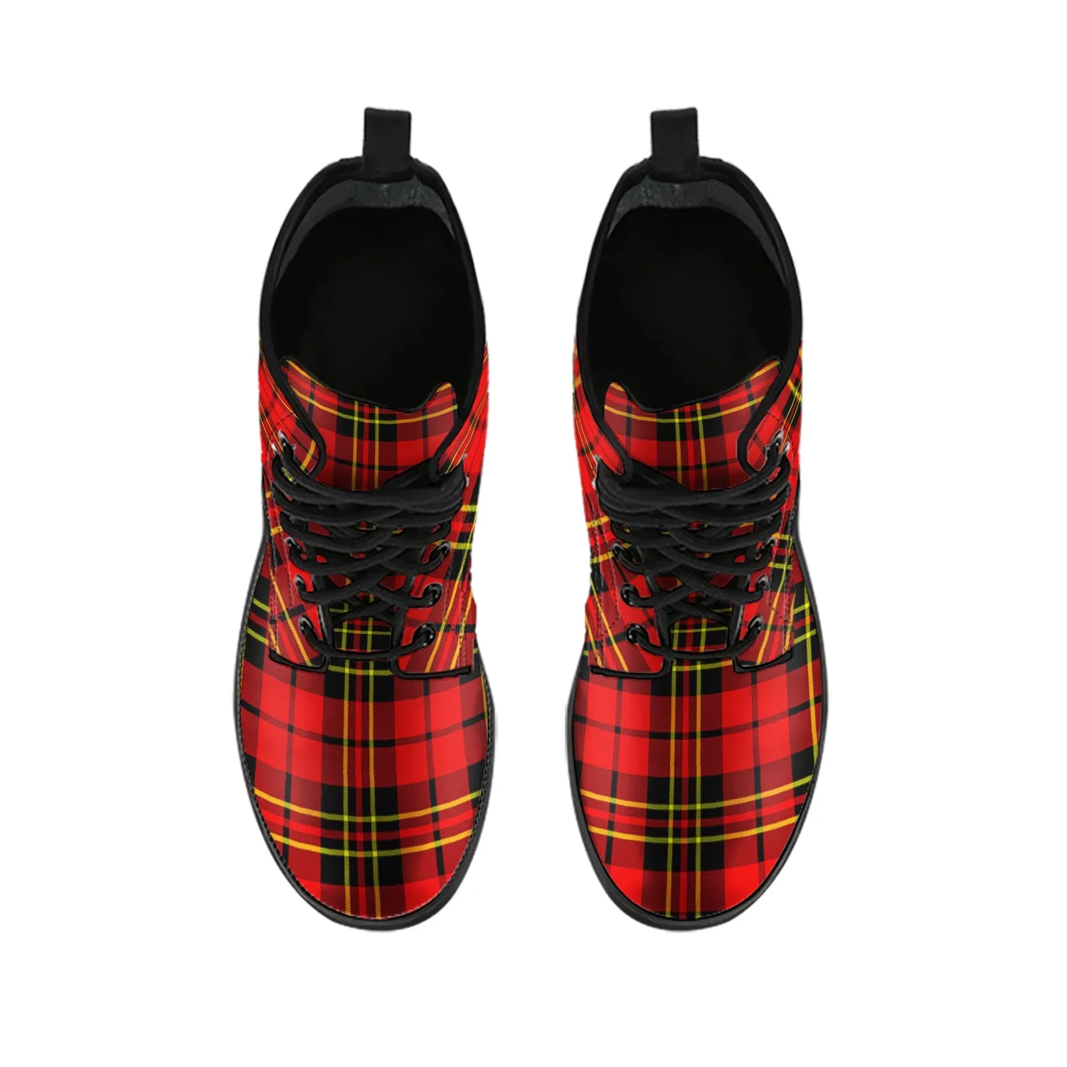 Brodie Modern Tartan Leather Boots