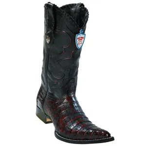 Caiman Pointed Toe Cowboy Boots