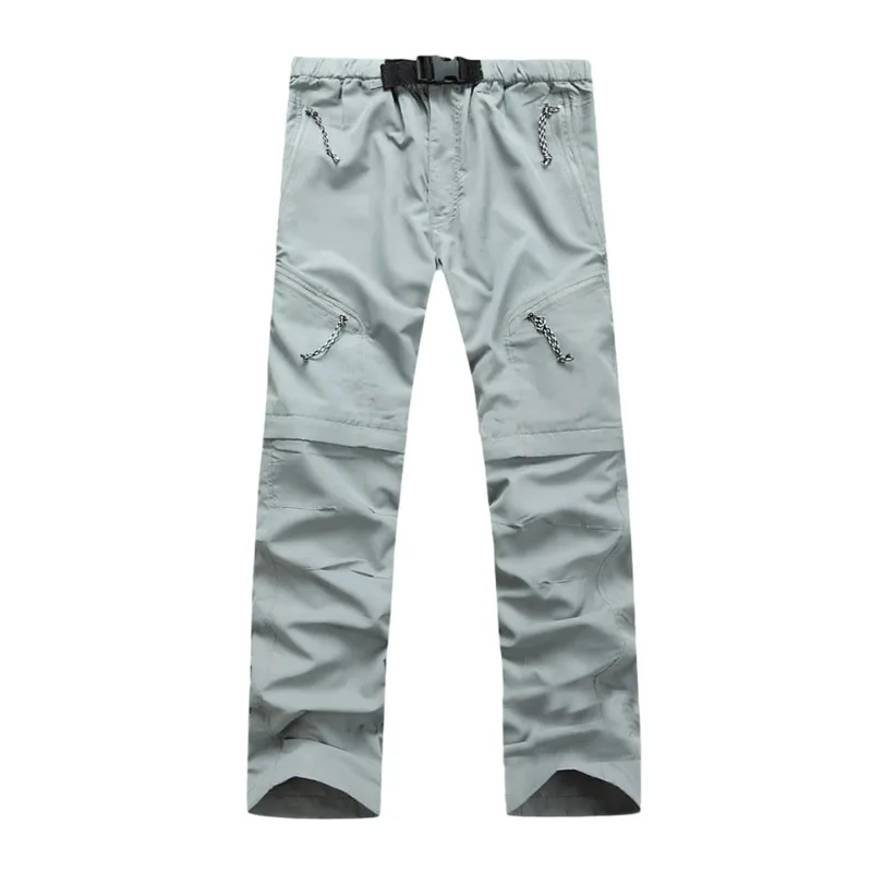 Cargo trousers for men Detachable outdoor trousers with zip pockets