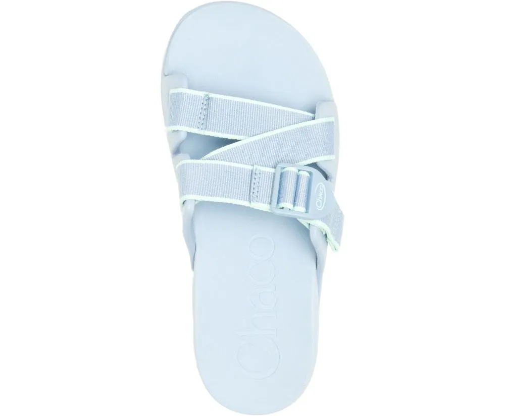 'Chaco' Women's Chillos Slide Sandal - Sky Blue