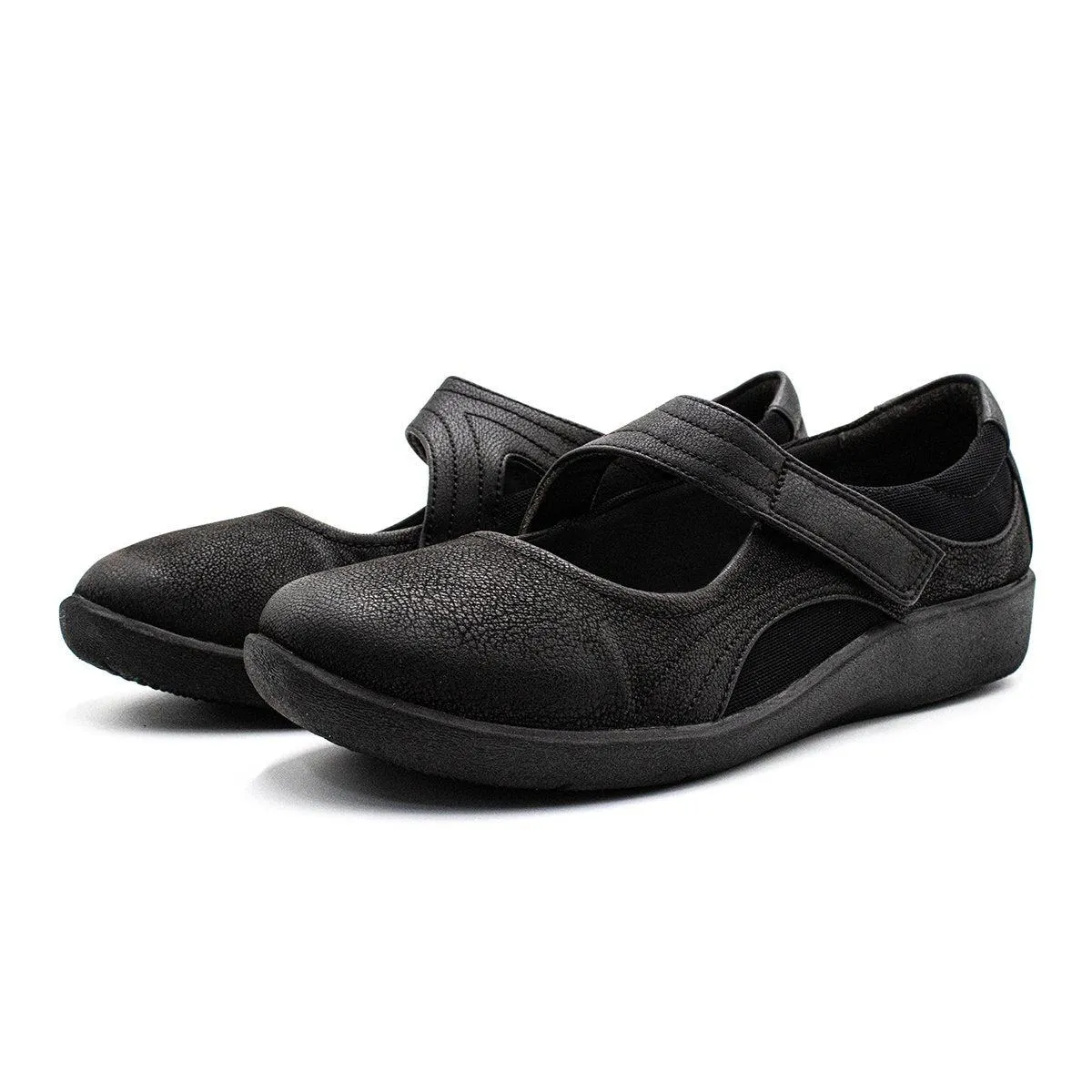 Clarks Sillian Bella Casual Ballerinas Leather Black Colour For Women