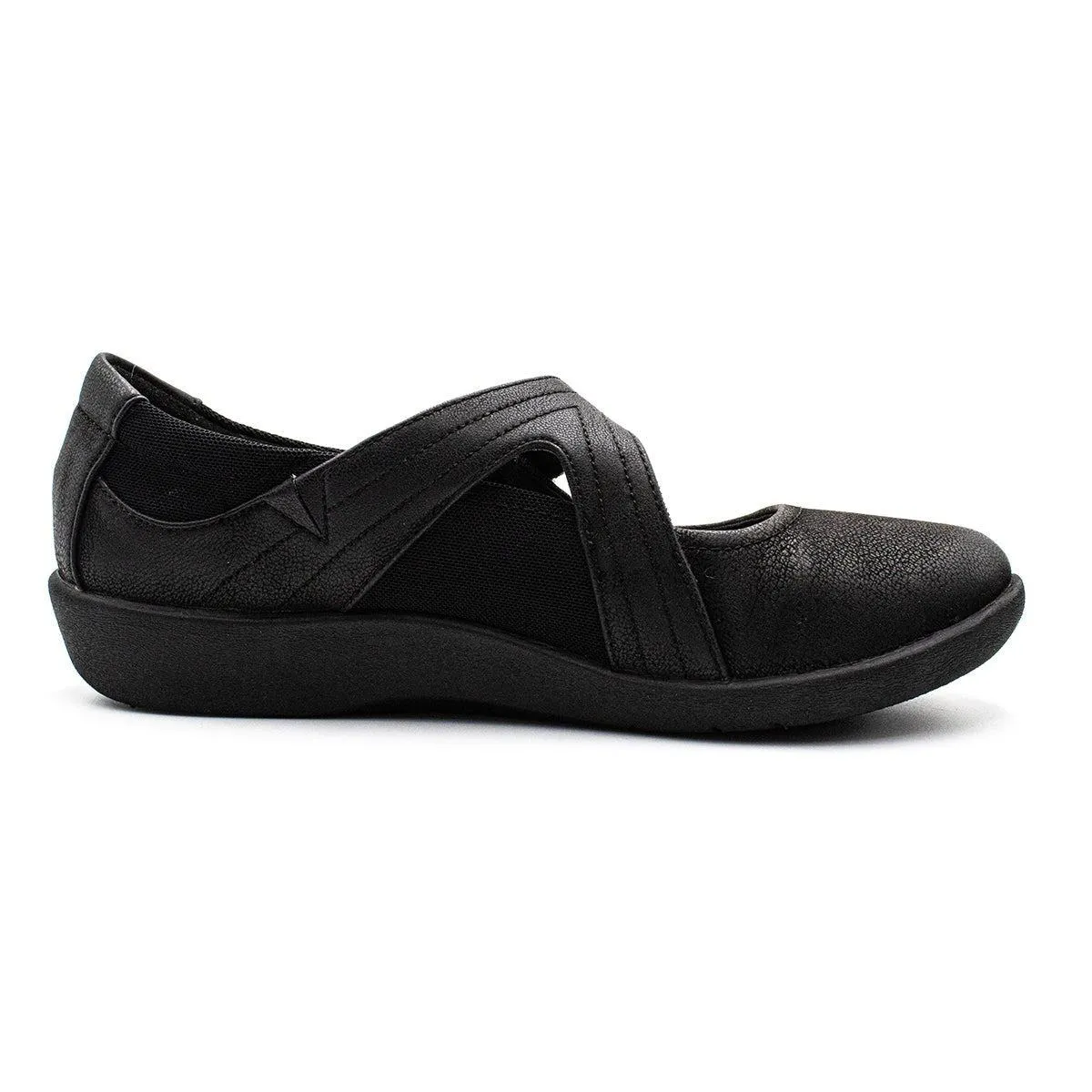 Clarks Sillian Bella Casual Ballerinas Leather Black Colour For Women