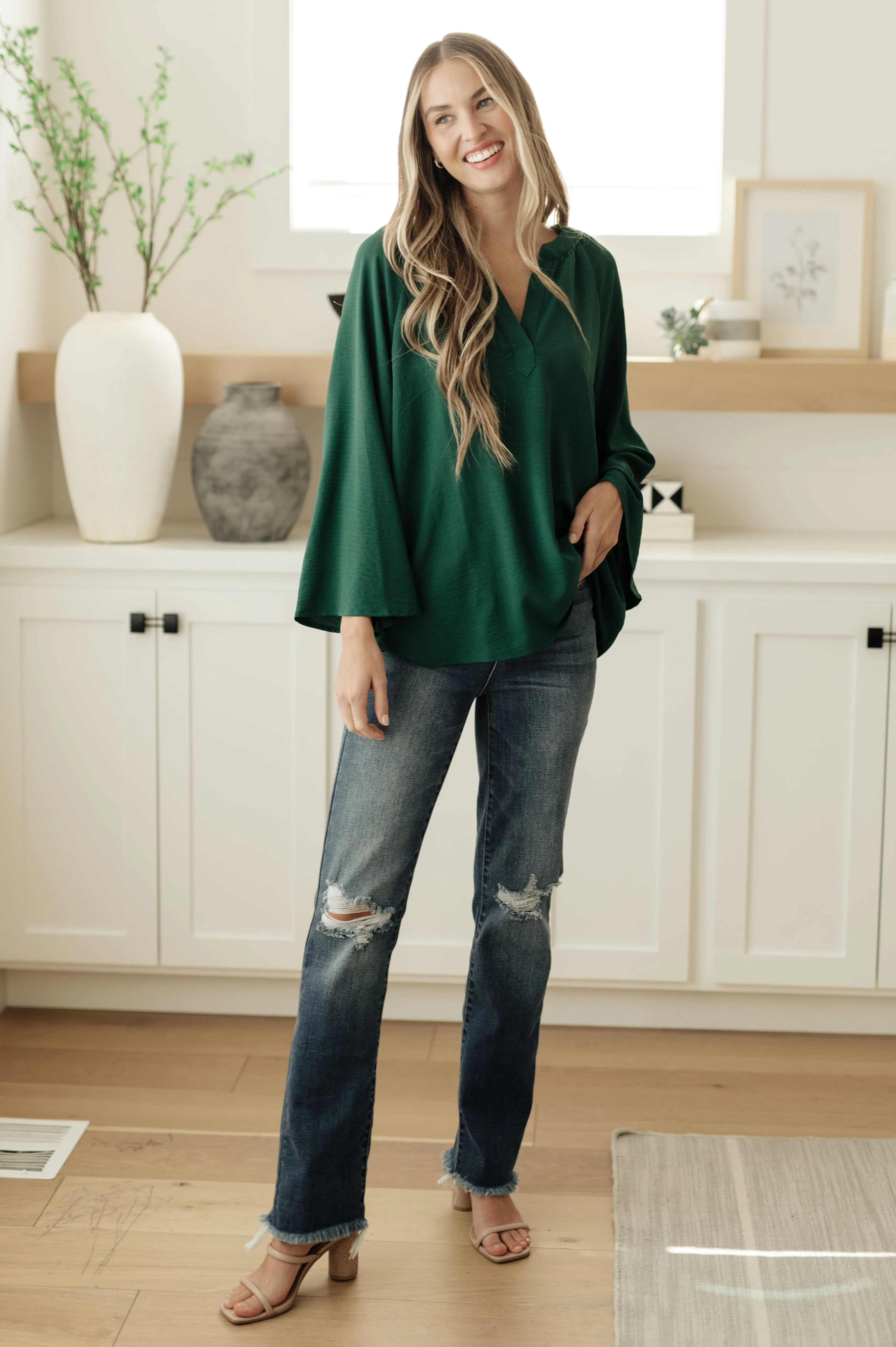 Climb On V-Neck Blouse