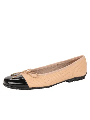 Crush Quilted Leather Ballet Flat