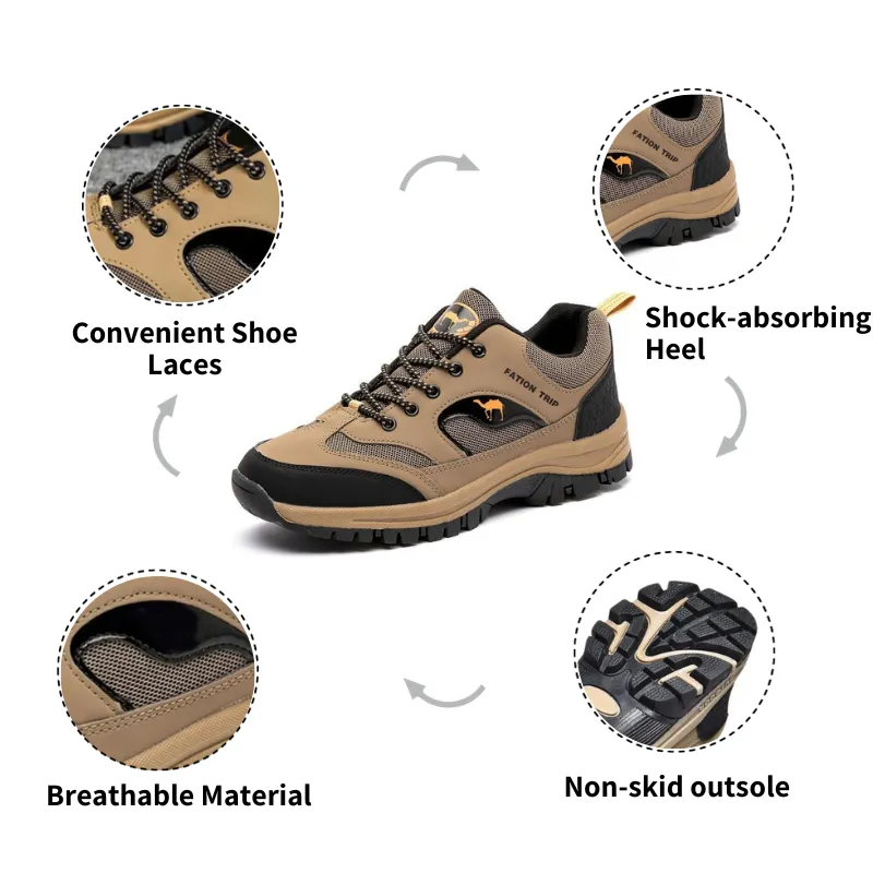 Cuzcare Orthopedic Men Shoes Comfortable Breathable Thick Sole Casual Shoes