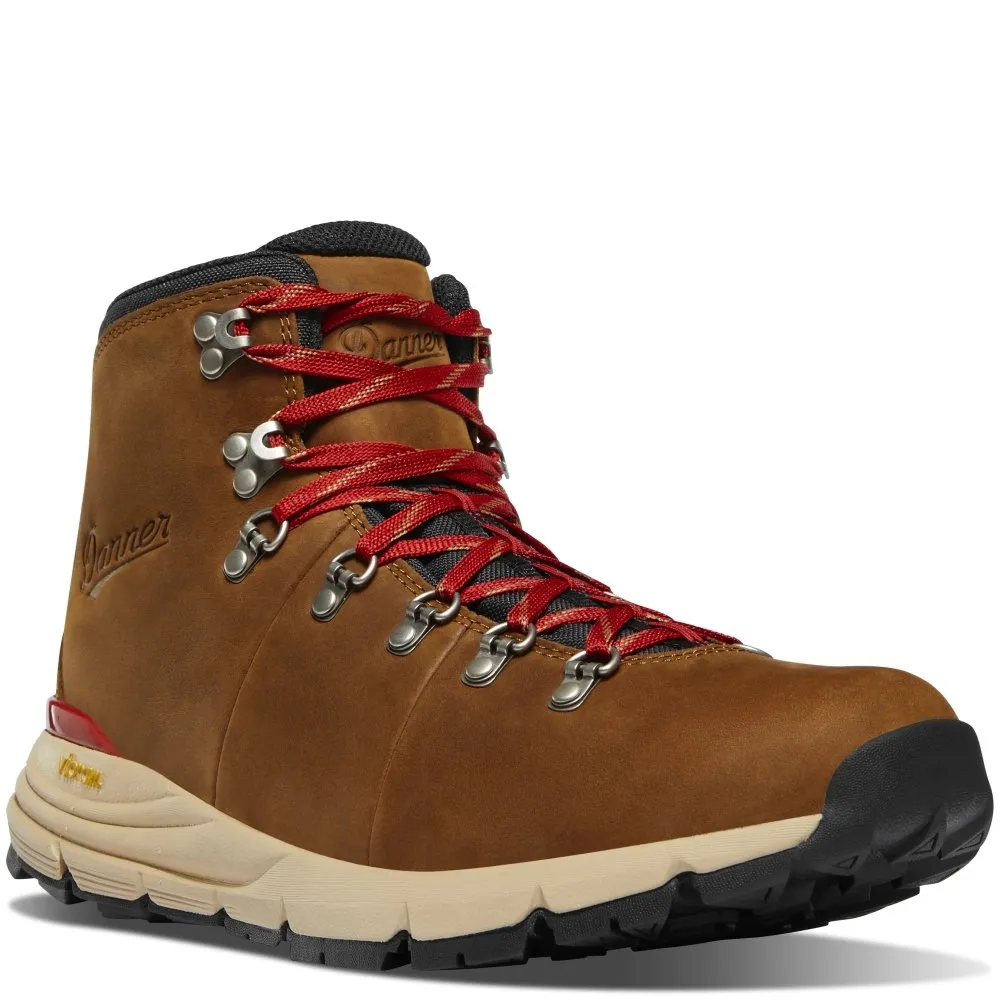 Danner Men's Mountain 600 Leaf GTX - Grizzly Brown/Rhodo Red