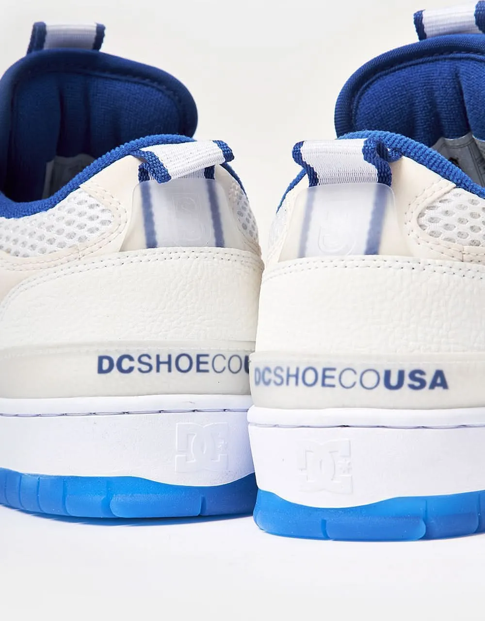 DC JS 1 Skate Shoes - White/Blue