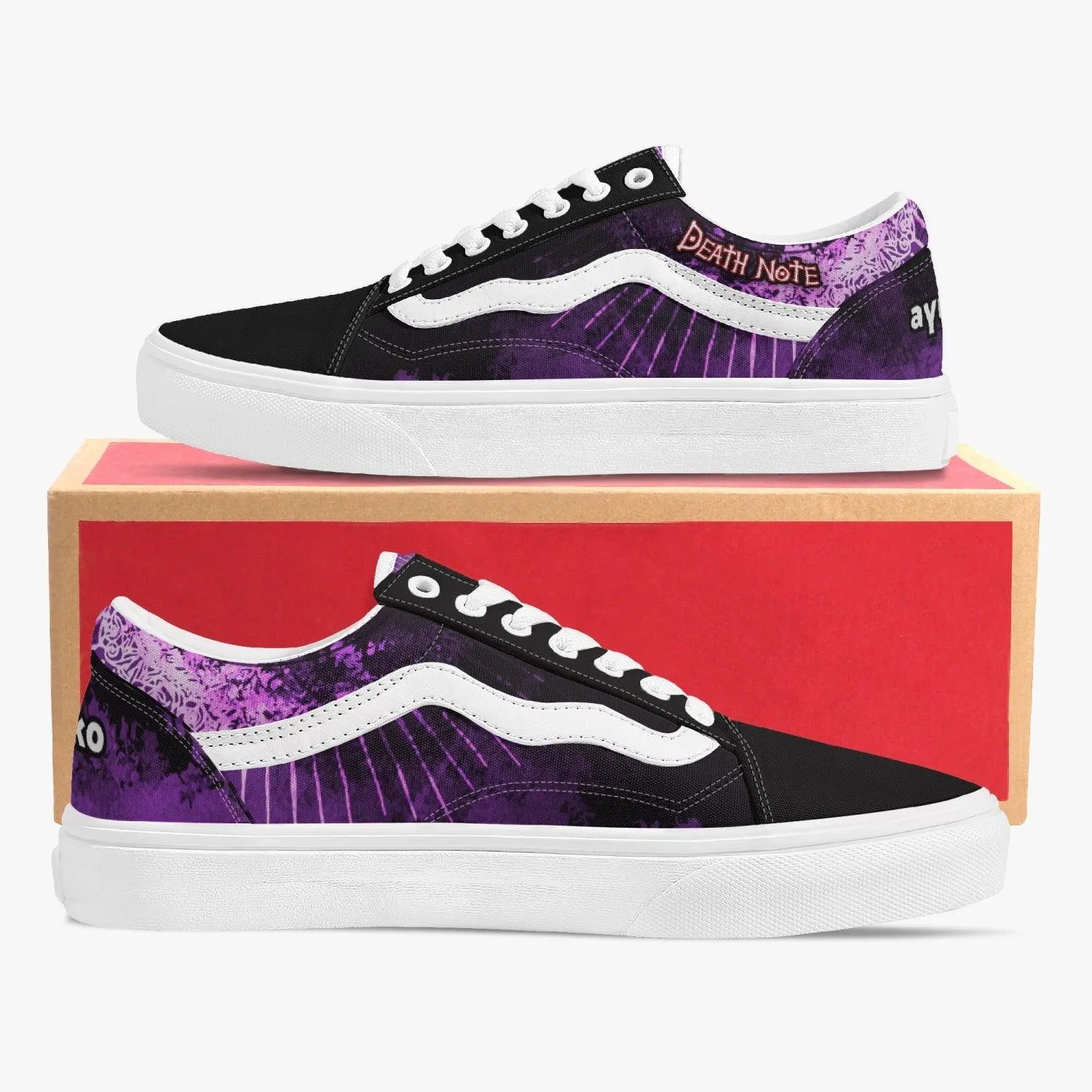 Death Note Death Note Purple V-OK Anime Shoes