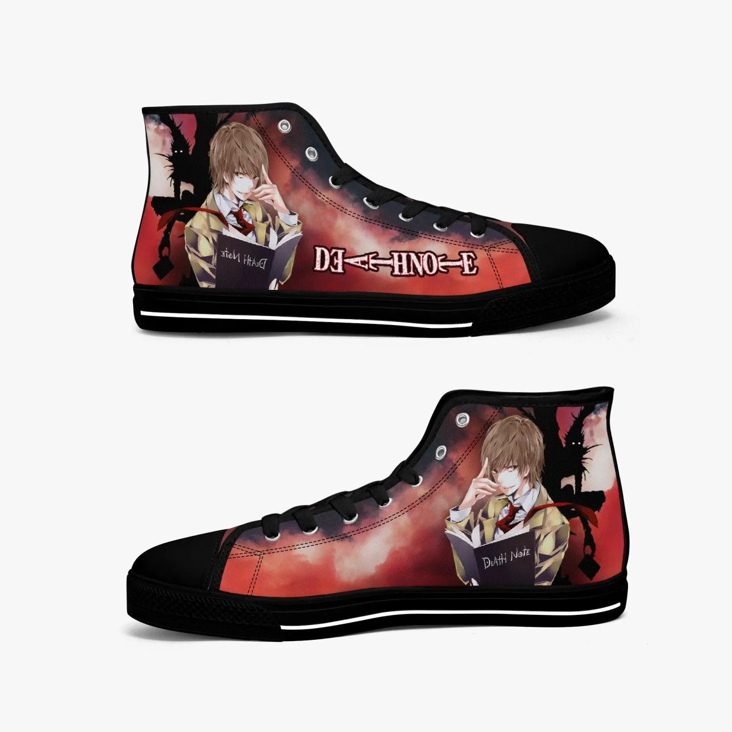 Death Note Kira A-Star Mid Anime Shoes