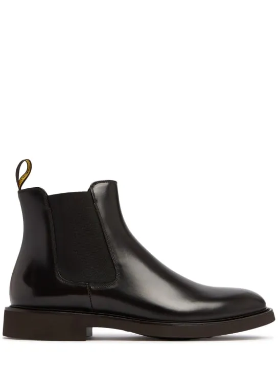 Doucal&#x27;s   Glossy leather Beatle boots 