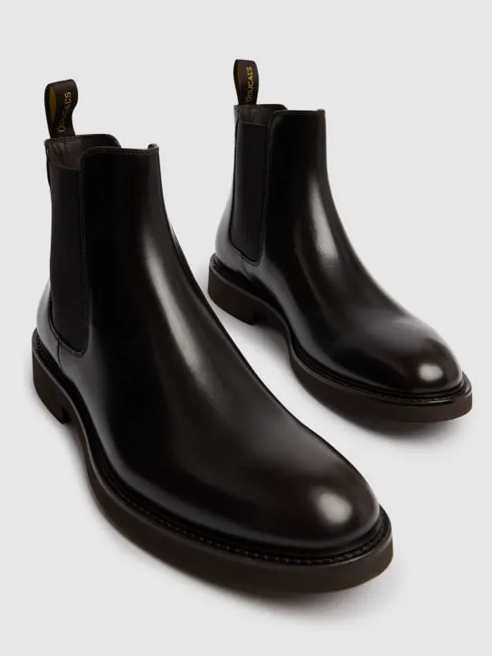 Doucal&#x27;s   Glossy leather Beatle boots 