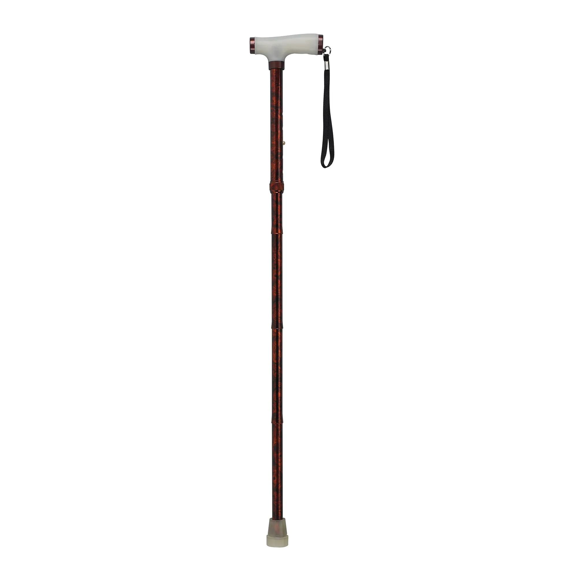 Drive Medical rtl10304cr Folding Cane with Glow Gel Grip Handle, Copper