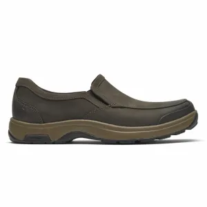 Dunham Men's Battery Park Slip-On Brown 4E