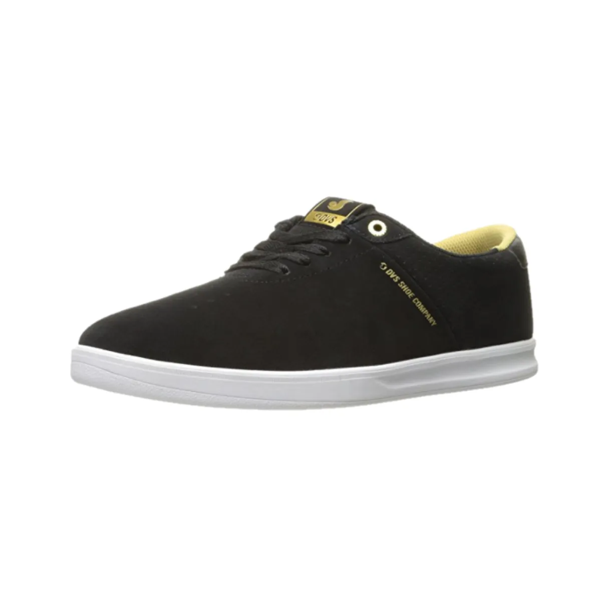 DVS F0000260004 RICO SC MN'S (Medium) Black/Gold Suede Skate Shoes