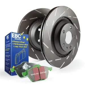 EBC Brakes S2KF1242 S2 Kits Greenstuff 2000 and USR Rotors