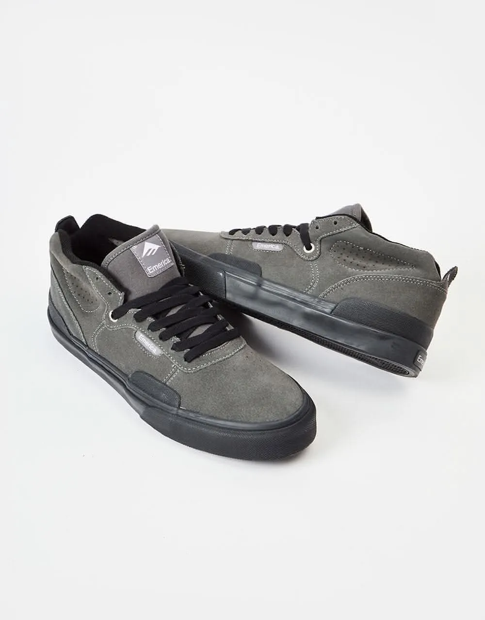 Emerica Pillar Skate Shoes - Grey/Black