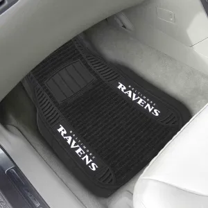 Fanmats Baltimore Ravens 2 Piece Deluxe Car Mat Set