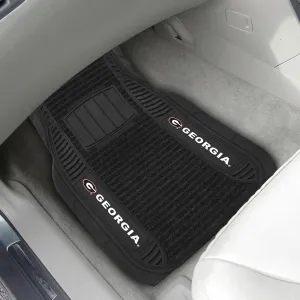 Fanmats Georgia Bulldogs 2 Piece Deluxe Car Mat Set