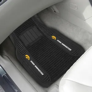 Fanmats Iowa Hawkeyes 2 Piece Deluxe Car Mat Set