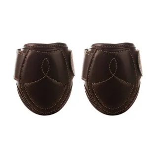 FETLOCK BOOTS WITH VELCRO CLOSURE BROWN