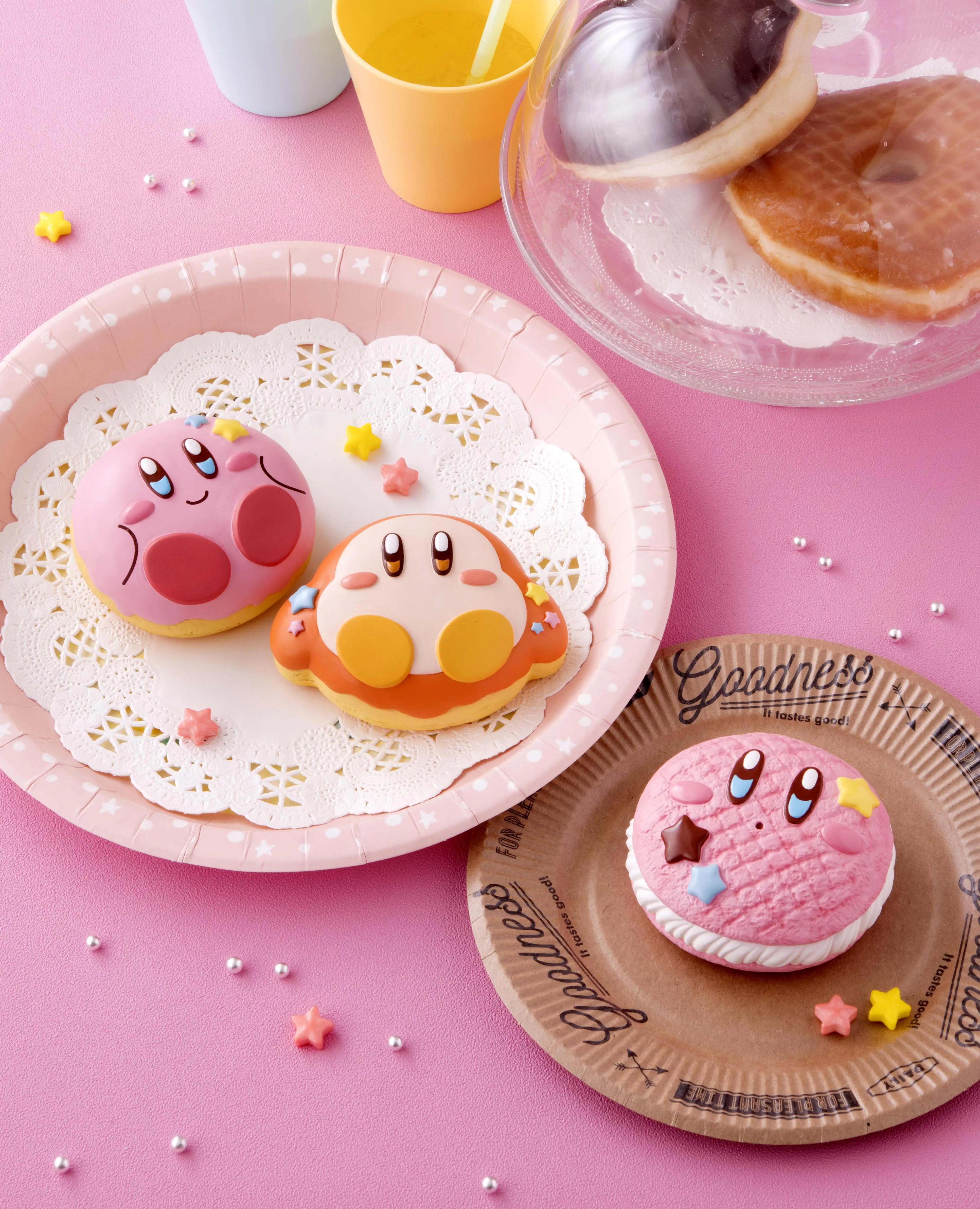 Fluffy Squeeze: Kirby Donut Charms