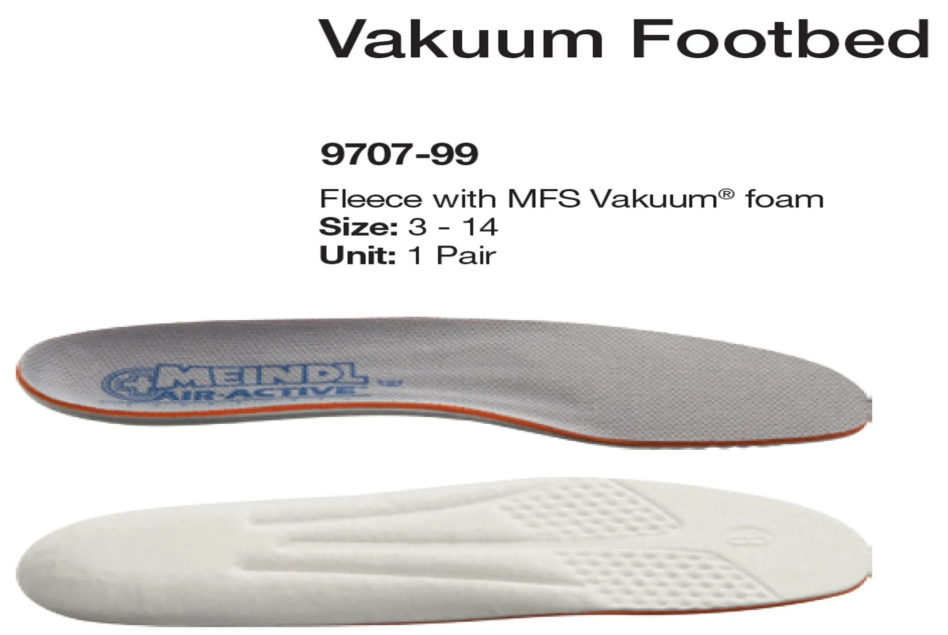 FOOTBED: AIR-ACTIVE VAKUUM